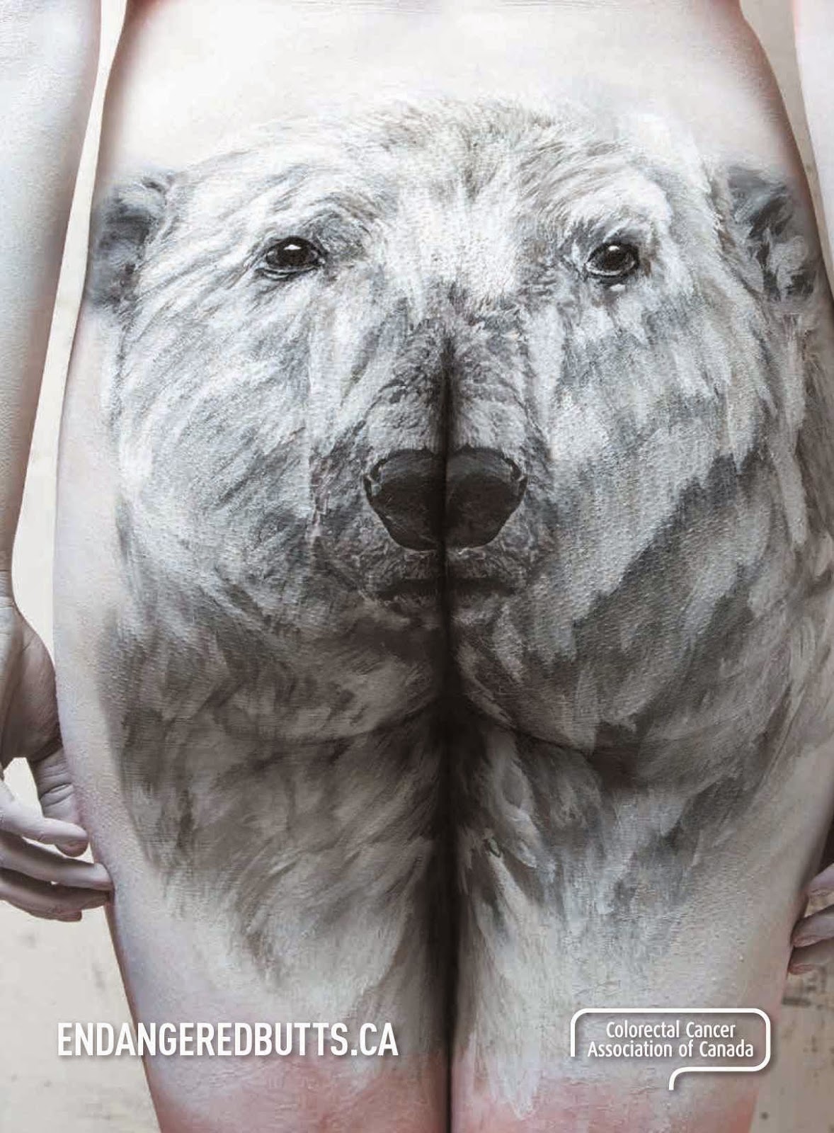 Polar Bear Body Paint